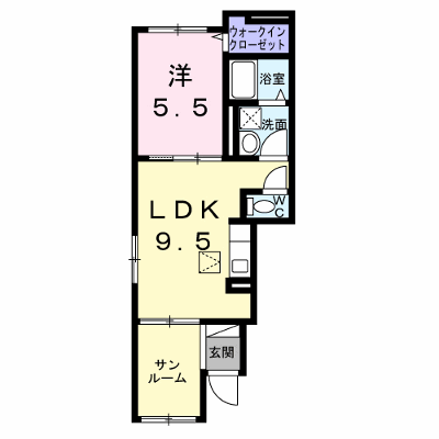 サントゥール 101【管理NO：1-028847401-01010】 ★家具家電は申し込み後に搬入します★ ★2027年01月下旬入居可能★の物件画像