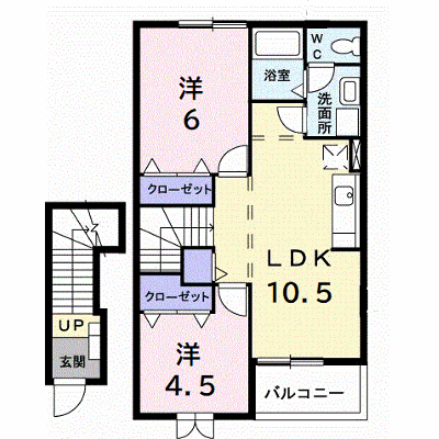ツインコート　Ｂ 203【管理NO：1-011600802-02030】 ★家具家電は申し込み後に搬入します★ ★2026年11月中旬入居可能★の物件画像