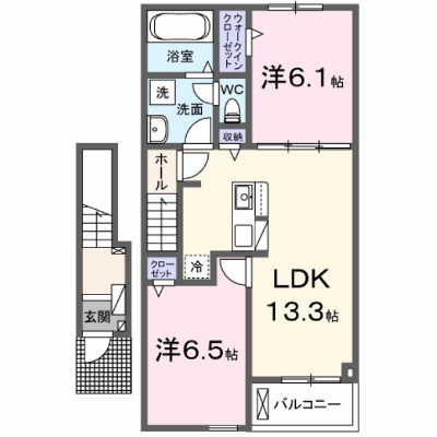 シークレイン 203【管理NO：1-028851001-02030】 ★家具家電は申し込み後に搬入します★ ★2027年02月下旬入居可能★の物件画像