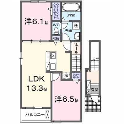 シークレイン 201【管理NO：1-028851001-02010】 ★家具家電は申し込み後に搬入します★ ★2027年02月下旬入居可能★の物件画像