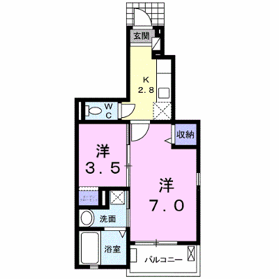 モデッサ向山 101【管理NO：1-019726801-01010】 ★家具家電は申し込み後に搬入します★の物件画像