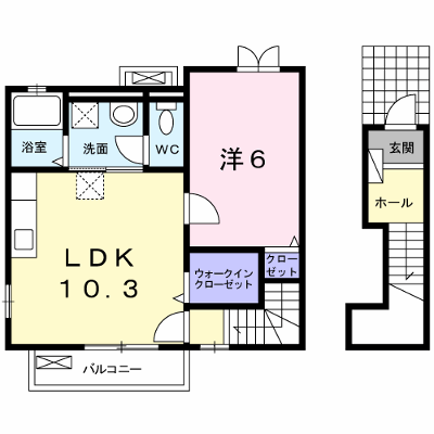 サンリット本郷Ⅱ 202【管理NO：1-017779401-02020】 ★家具家電は申し込み後に搬入します★ ★2026年11月上旬入居可能★の物件画像