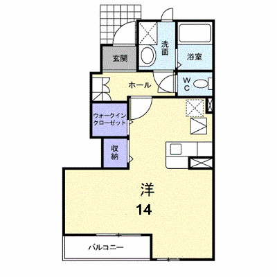 ルピナス 103【管理NO：1-014492001-01030】 ★家具家電は申し込み後に搬入します★の物件画像