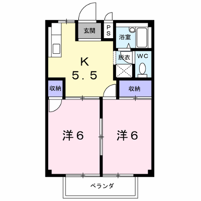 ハピネスタウン 2-C【管理NO：1-004562601-02030】 ★家具家電は申し込み後に搬入します★ ★2026年11月中旬入居可能★の物件画像