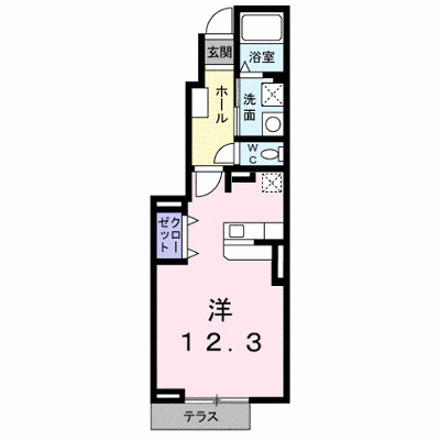 プラシード 102【管理NO：1-015598501-01020】 ★家具家電は申し込み後に搬入します★ ★2026年10月中旬入居可能★の物件画像