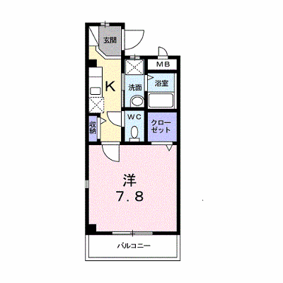 メゾン御生 106【管理NO：1-010860501-01060】 ★家具家電は申し込み後に搬入します★ ★2026年11月中旬入居可能★の物件画像