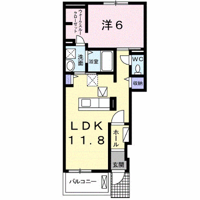 グラシアス 103【管理NO：1-026047301-01030】 ★家具家電は申し込み後に搬入します★ ★2026年11月中旬入居可能★の物件画像