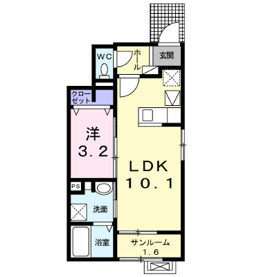 Ｊ－シャモニー　スロープ　Ⅰ 101【管理NO：1-027237601-01010】 ★家具家電は申し込み後に搬入します★ ★2026年11月下旬入居可能★の物件画像