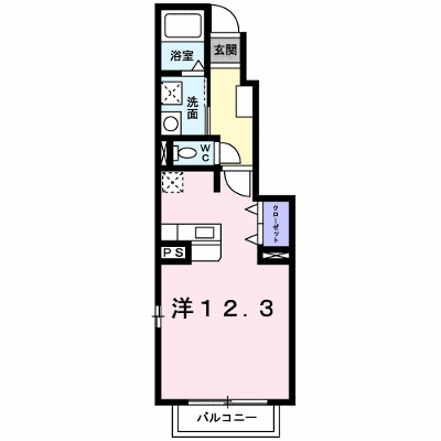 ソレアードⅡ 101【管理NO：1-015600301-01010】 ★家具家電は申し込み後に搬入します★ ★2026年11月中旬入居可能★の物件画像