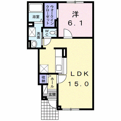ル・シーニュ大和　Ⅰ 103【管理NO：1-017510001-01030】 ★家具家電は申し込み後に搬入します★ ★2026年11月中旬入居可能★の物件画像