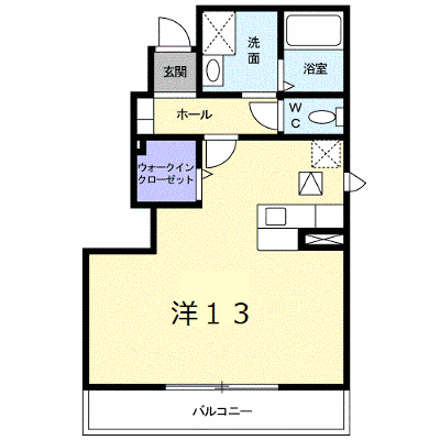 リバー　ラック 101【管理NO：1-013364501-01010】 ★家具家電は申し込み後に搬入します★ ★2026年11月中旬入居可能★の物件画像