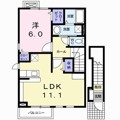 ベル・フィオーレ 201【管理NO：1-018414601-02010】 ★家具家電は申し込み後に搬入します★ ★2026年11月中旬入居可能★の物件画像