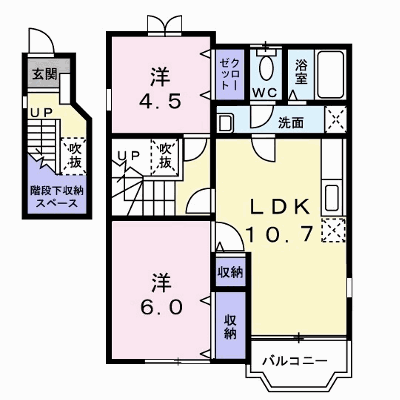 シュトローム・ティー 201【管理NO：1-012347801-02010】 ★家具家電は申し込み後に搬入します★ ★2026年11月上旬入居可能★の物件画像