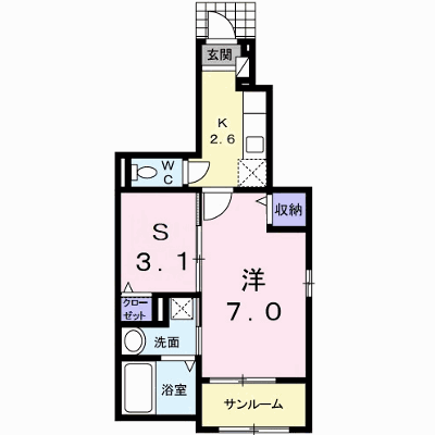ラッフィナート 101【管理NO：1-023375901-01010】 ★家具家電は申し込み後に搬入します★の物件画像