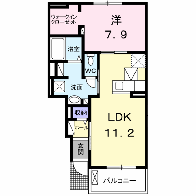 ベルエールⅠ号館 102【管理NO：1-020356101-01020】 ★家具家電は申し込み後に搬入します★ ★2026年11月中旬入居可能★の物件画像