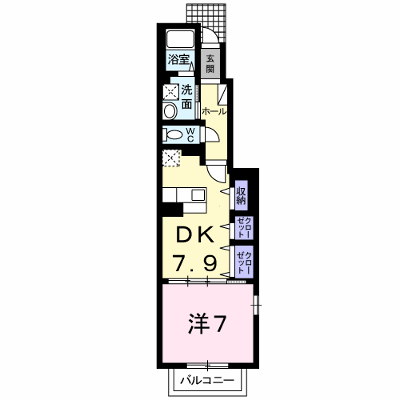 オートヌ　ヴァレ 101【管理NO：1-017406201-01010】 ★家具家電は申し込み後に搬入します★ ★2026年11月中旬入居可能★の物件画像