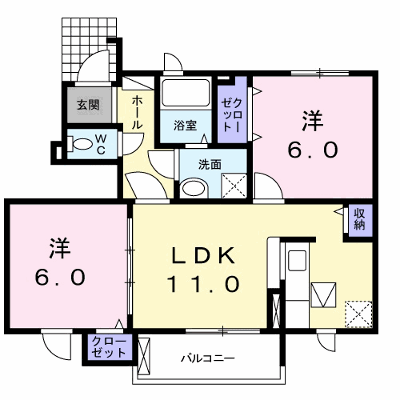 アルベージュ 102【管理NO：1-019543901-01020】 ★家具家電は申し込み後に搬入します★ ★2026年11月中旬入居可能★の物件画像