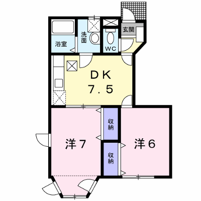 カームシーサイド　Ⅱ 103【管理NO：1-009553301-01030】 ★家具家電は申し込み後に搬入します★ ★2026年11月中旬入居可能★の物件画像
