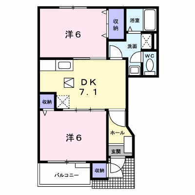 フィオーレ 103【管理NO：1-012512501-01030】 ★家具家電は申し込み後に搬入します★ ★2026年11月中旬入居可能★の物件画像