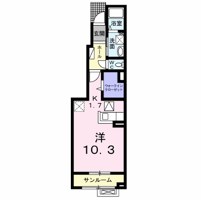 トッティ　Ａ 102【管理NO：1-018812401-01020】 ★家具家電は申し込み後に搬入します★ ★2026年11月中旬入居可能★の物件画像