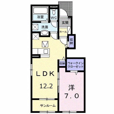 サニー・レジデンス　Ⅰ 102【管理NO：1-026118801-01020】 ★家具家電は申し込み後に搬入します★ ★2026年11月下旬入居可能★の物件画像