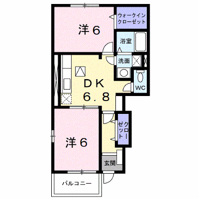 サニーフラット青鳥 101【管理NO：1-015393401-01010】 ★家具家電は申し込み後に搬入します★ ★2026年11月中旬入居可能★の物件画像