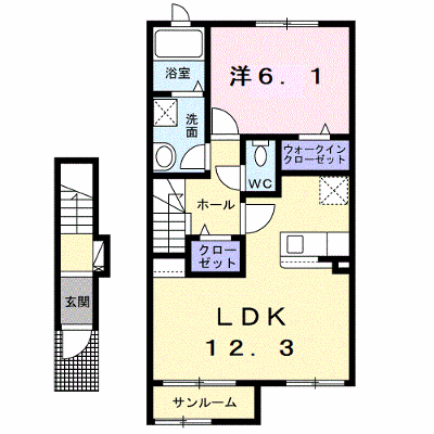 フォルシュ　Ｕ．Ｎ．Ｂ 203【管理NO：1-026598401-02030】 ★家具家電は申し込み後に搬入します★ ★2026年12月中旬入居可能★の物件画像