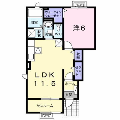 ラフィネⅢ 101【管理NO：1-018310201-01010】 ★家具家電は申し込み後に搬入します★ ★2026年11月中旬入居可能★の物件画像