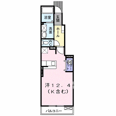 カーサ・イルソーレ 101【管理NO：1-014941801-01010】 ★家具家電は申し込み後に搬入します★の物件画像