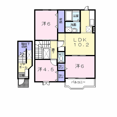 ジャン・ラフィネＢ 203【管理NO：1-010910202-02030】 ★家具家電は申し込み後に搬入します★ ★2026年11月中旬入居可能★の物件画像