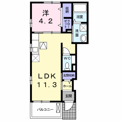 Ｎｏｂｌｅ　ＣａｓａⅠ 101【管理NO：1-018751001-01010】 ★家具家電は申し込み後に搬入します★ ★2026年11月下旬入居可能★の物件画像