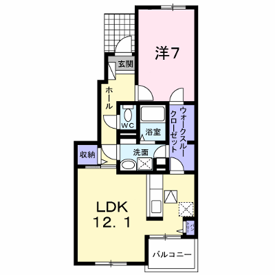 メゾンシュクレ　Ⅱ 103【管理NO：1-019338301-01030】 ★家具家電は申し込み後に搬入します★ ★2026年11月中旬入居可能★の物件画像