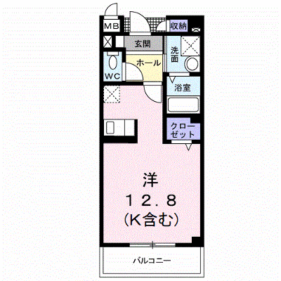 サンライズ平林 201【管理NO：1-011978001-02010】 ★家具家電は申し込み後に搬入します★ ★2026年11月上旬入居可能★の物件画像