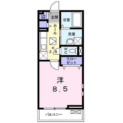 エルミ　ガーデン 101【管理NO：1-016579301-01010】 ★家具家電は申し込み後に搬入します★ ★2026年12月中旬入居可能★の物件画像