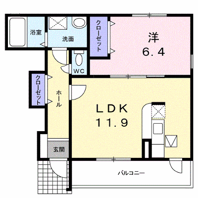 メリディオ静波 105【管理NO：1-017137501-01040】 ★家具家電は申し込み後に搬入します★ ★2026年12月中旬入居可能★の物件画像