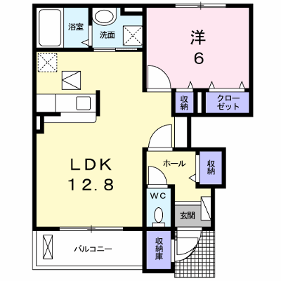 なの花Ⅰ 101【管理NO：1-022211501-01010】 ★家具家電は申し込み後に搬入します★ ★2026年11月下旬入居可能★の物件画像