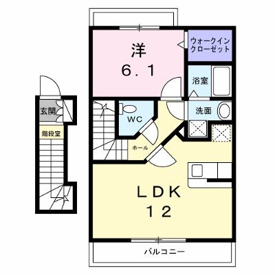 メゾンヴィヴァーチェ 202【管理NO：1-012894701-02020】 ★家具家電は申し込み後に搬入します★ ★2026年11月下旬入居可能★の物件画像
