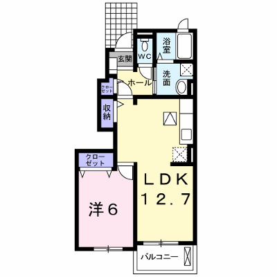 ラフィークＡ 101【管理NO：1-015342601-01010】 ★家具家電は申し込み後に搬入します★ ★2026年10月中旬入居可能★の物件画像