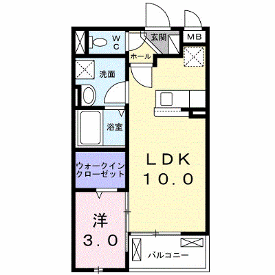 アンプルール 205【管理NO：1-025306801-02040】 ★家具家電は申し込み後に搬入します★ ★2026年12月中旬入居可能★の物件画像