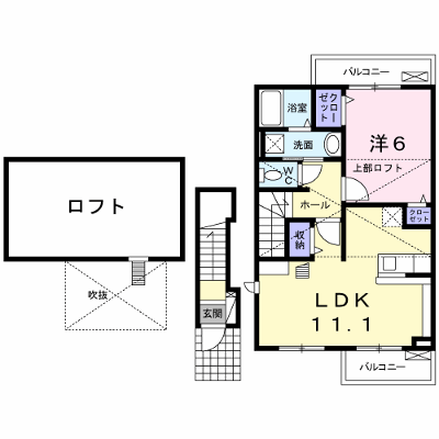 ル・ソレイユ 201【管理NO：1-019586901-02010】 ★家具家電は申し込み後に搬入します★ ★2026年12月中旬入居可能★の物件画像