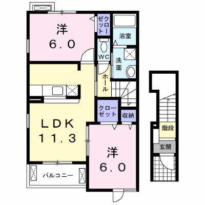 ミュートス 201【管理NO：1-017916301-02010】 ★家具家電は申し込み後に搬入します★ ★2026年10月下旬入居可能★の物件画像
