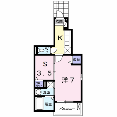 フィールド　ミドル・ライペンⅠ 101【管理NO：1-021769001-01010】 ★家具家電は申し込み後に搬入します★ ★2026年11月中旬入居可能★の物件画像