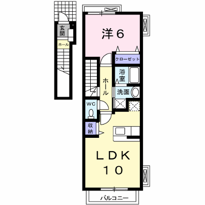 ラ・グラシア 201【管理NO：1-014696001-02010】 ★家具家電は申し込み後に搬入します★ ★2026年11月下旬入居可能★の物件画像