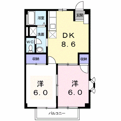 シーサイドメゾン十禅寺Ｂ 101【管理NO：1-005181902-01010】 ★家具家電は申し込み後に搬入します★ ★2026年11月中旬入居可能★の物件画像