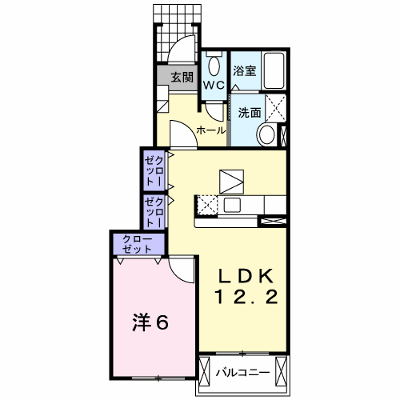 ベルメゾン　Ｂ棟 103【管理NO：1-013631402-01030】 ★家具家電は申し込み後に搬入します★ ★2026年11月中旬入居可能★の物件画像