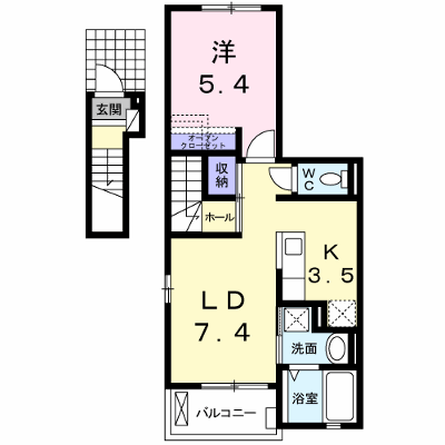イルミナーレＢ 203【管理NO：1-020607802-02030】 ★家具家電は申し込み後に搬入します★ ★2026年11月中旬入居可能★の物件画像