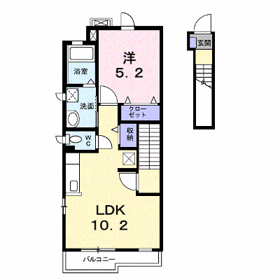 ルミノッサ 204【管理NO：1-017405001-02040】 ★家具家電は申し込み後に搬入します★ ★2026年11月中旬入居可能★の物件画像