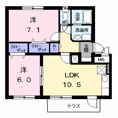 ペンション　タカラ 102【管理NO：1-011569901-01020】 ★家具家電は申し込み後に搬入します★ ★2026年11月上旬入居可能★の物件画像