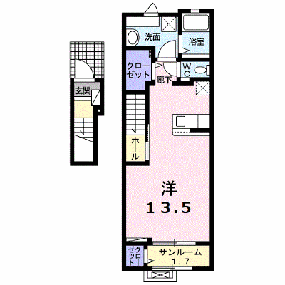 フォレ　モンターニュⅡ 202【管理NO：1-027935201-02020】 ★家具家電は申し込み後に搬入します★の物件画像