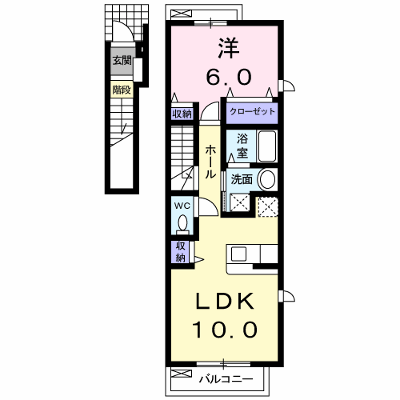 プレッソ・Ⅰ 201【管理NO：1-015562601-02010】 ★家具家電は申し込み後に搬入します★ ★2026年11月下旬入居可能★の物件画像